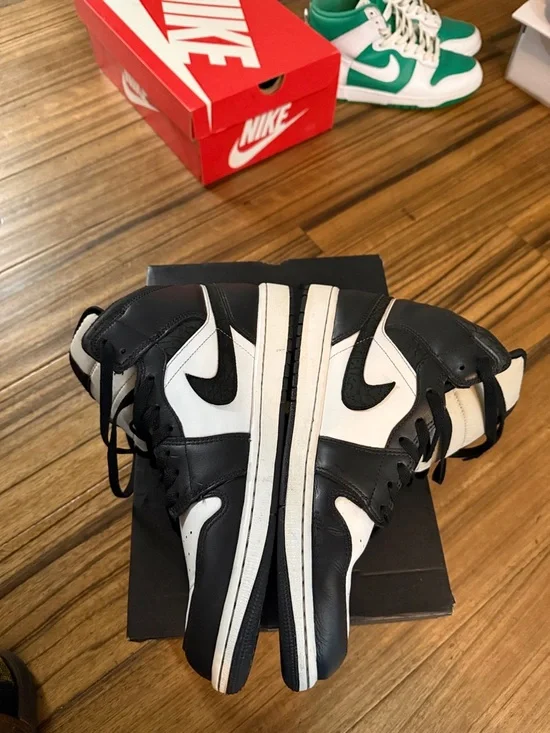 Nike Air Jordan 1 Mid Black White panda-elephant - Picture 8 of 10